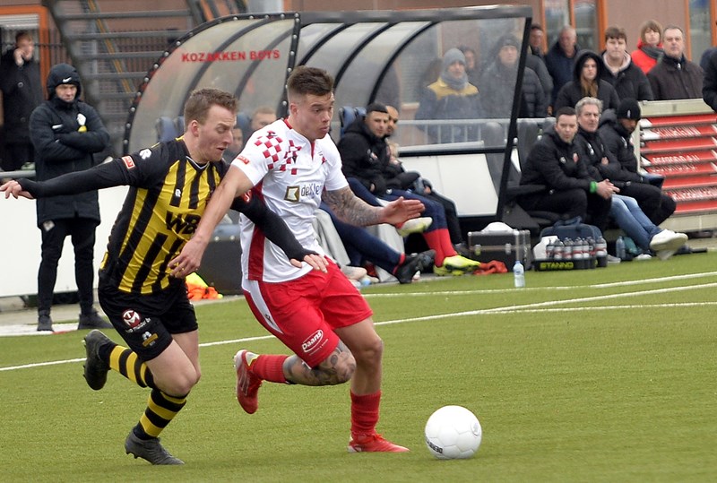 Strijdbaar Kozakken Boys speelt 0-0 tegen Rijnsburg
